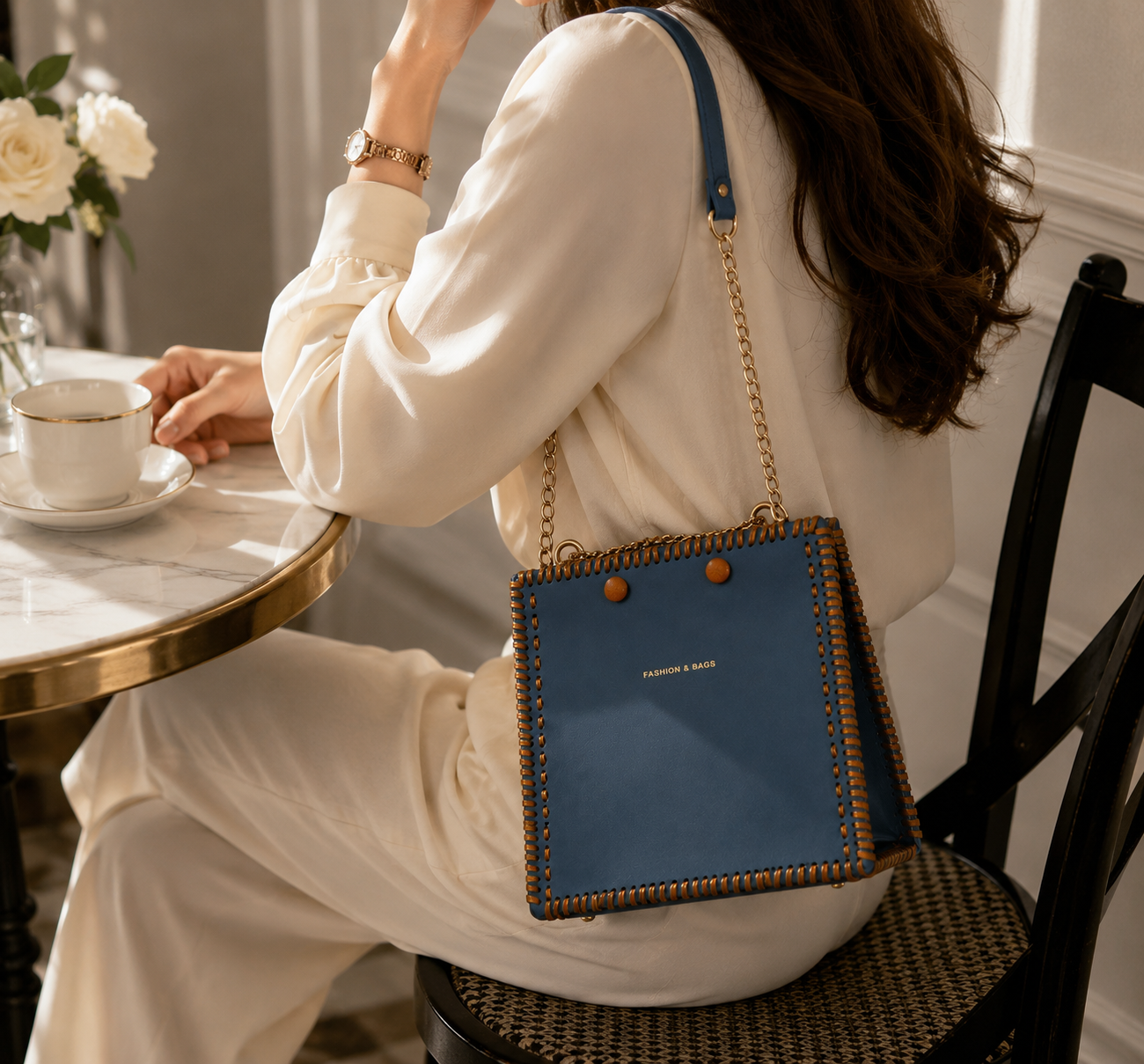 Bolsos pequeños tejidos a mano para novias